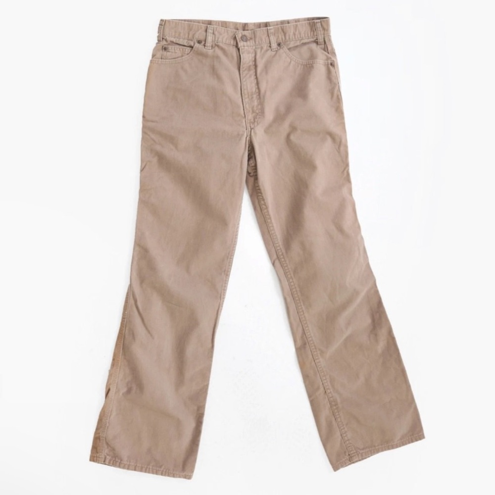 Vintage 70s Levis pants | Levis Movin On brown pants W34 L31 1/2